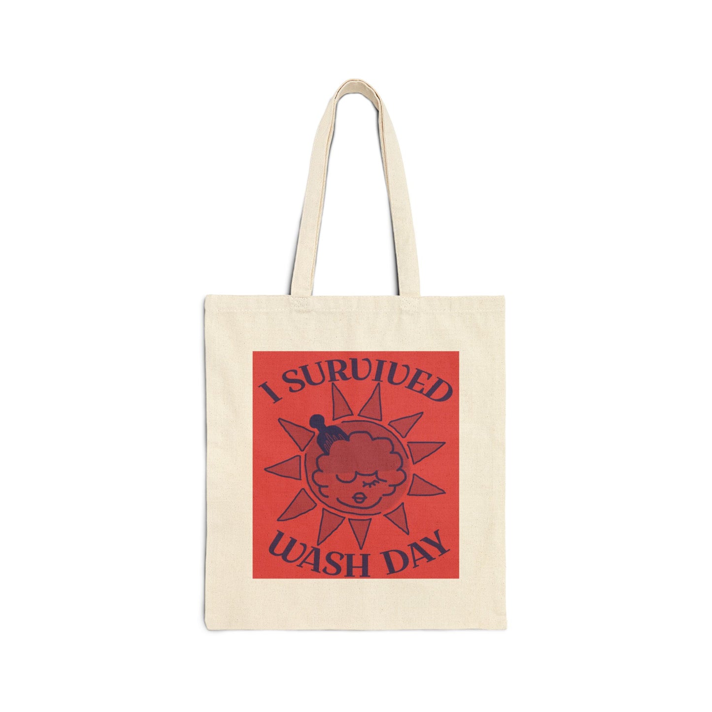 I Survived Wash Day Tote - Rock It Red