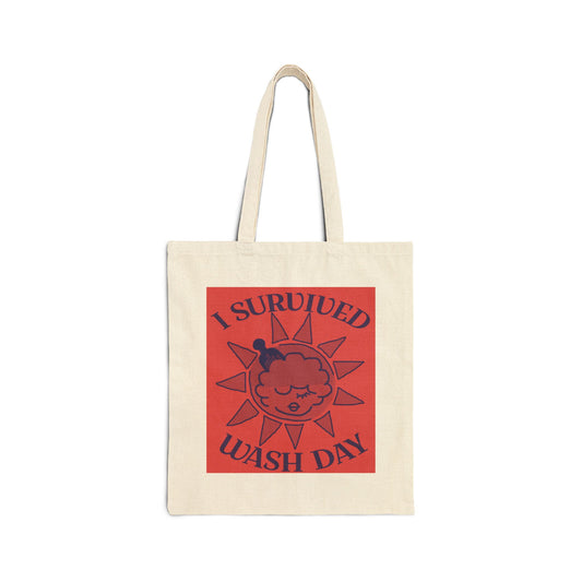 I Survived Wash Day Tote - Rock It Red