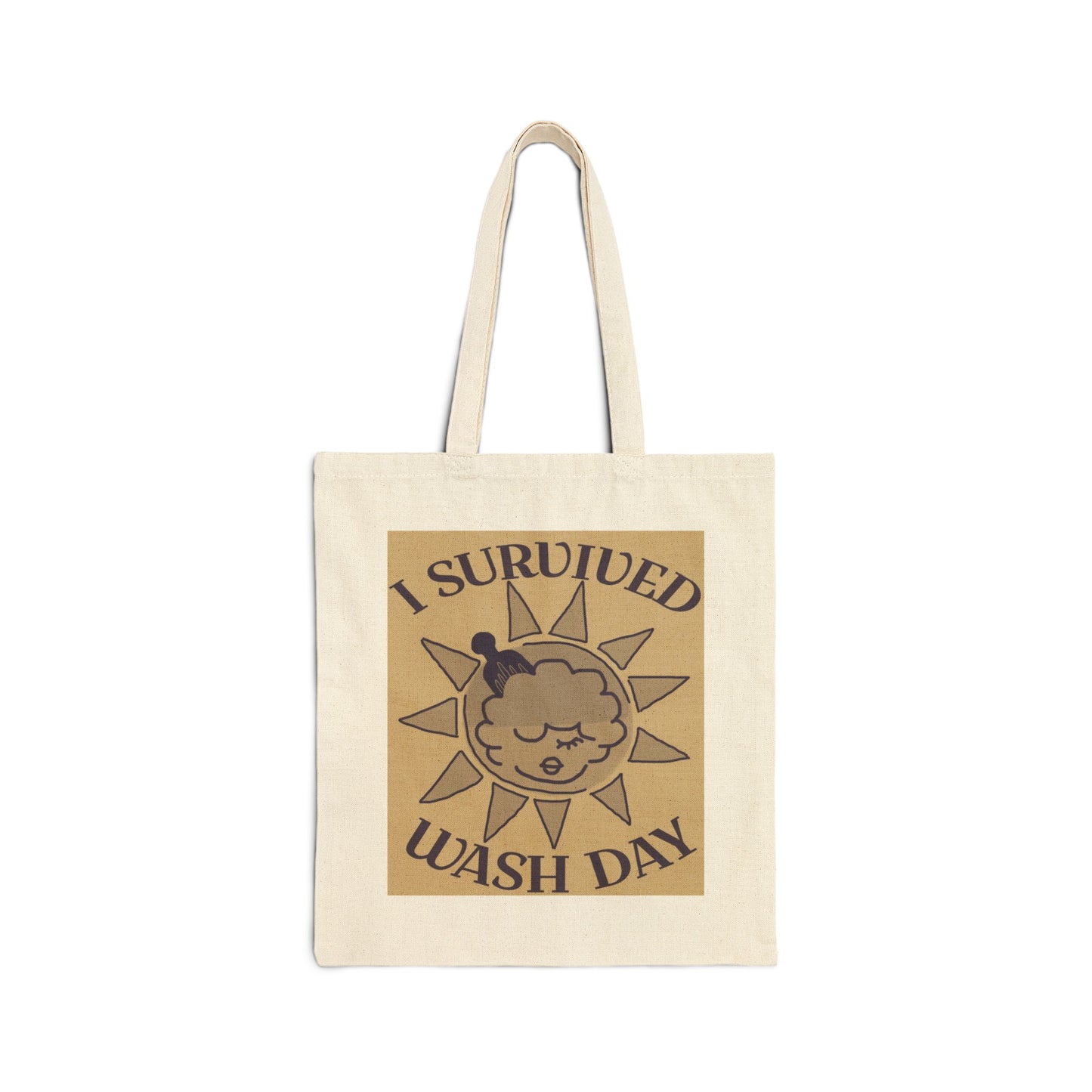 I Survived Wash Day Tote - Sienna