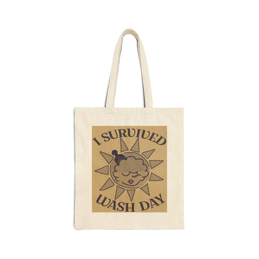 I Survived Wash Day Tote - Sienna